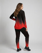 Comfortable women's gradient tracksuit