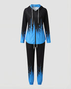 Comfortable women's gradient tracksuit