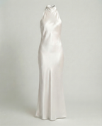 Elegant Maxi Dress Women Satin