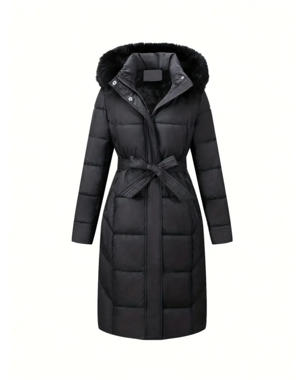 Women's winter jacket with hood