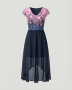 Elegant Chiffon Party Dress Women