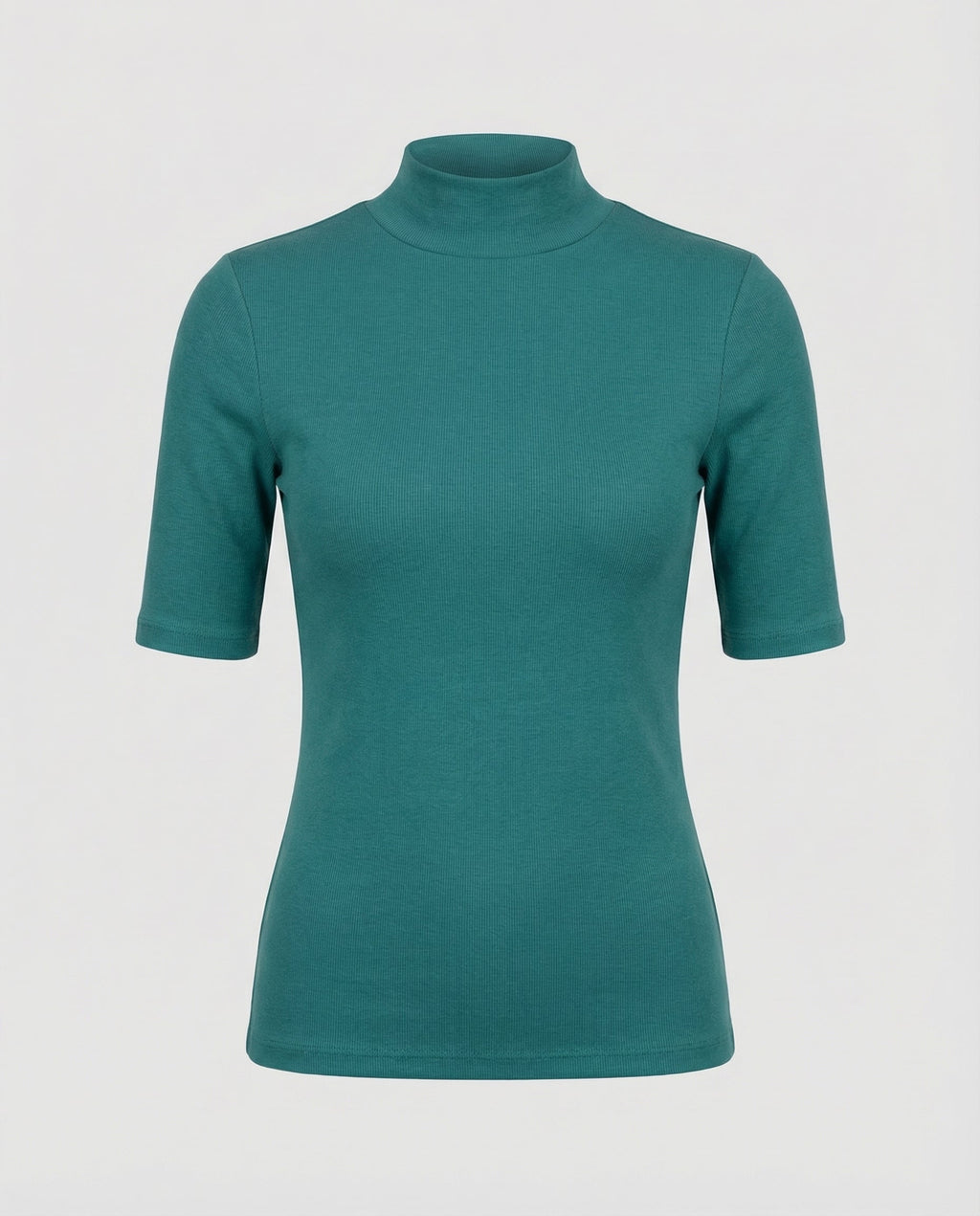 Fine knit seamless turtleneck sweater women