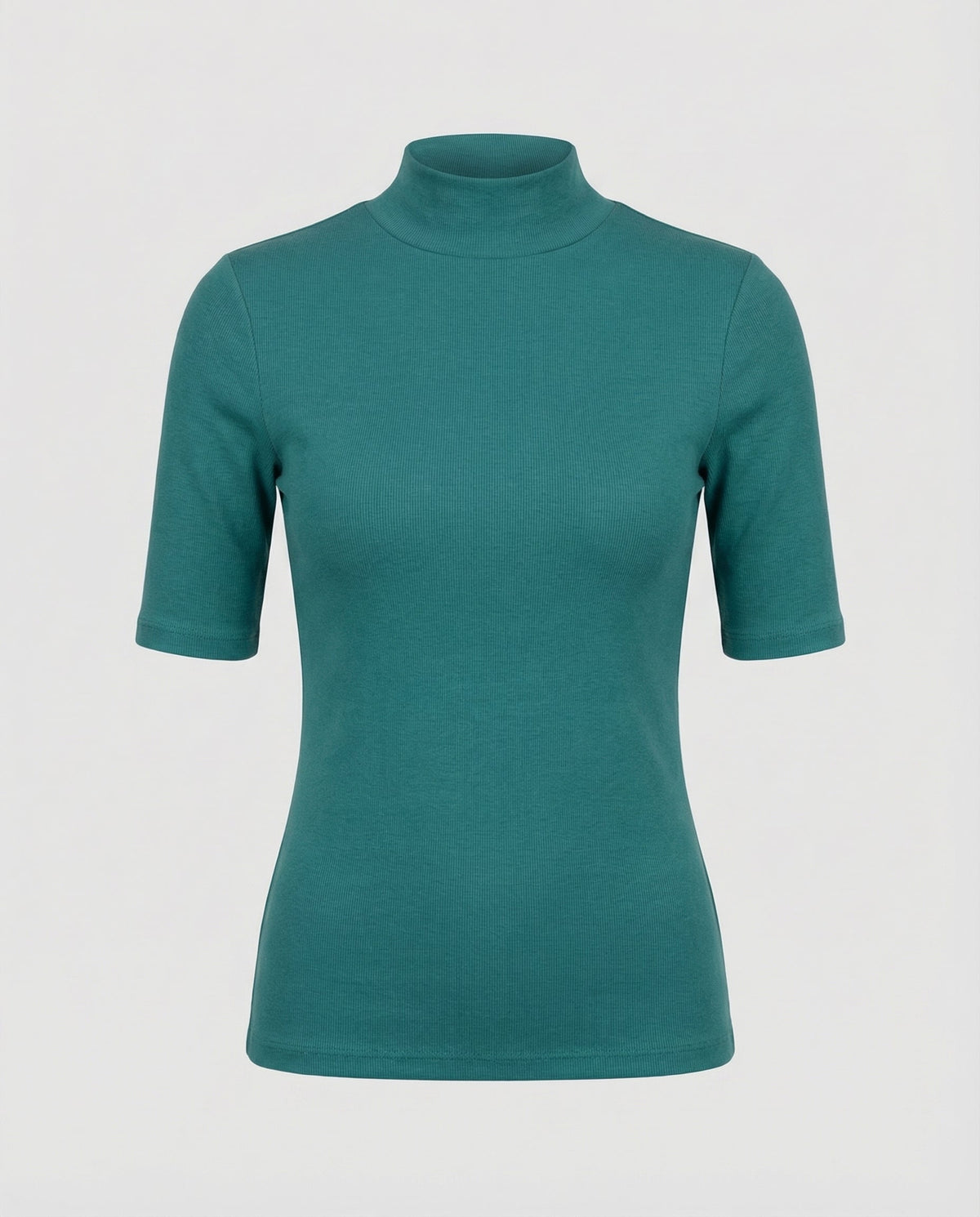 Fine knit seamless turtleneck sweater women