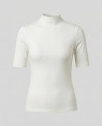 Fine knit seamless turtleneck sweater women