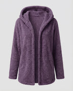 Teddy Fleece Jacket Women Long