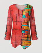 Elegant Women's V-Neck Top