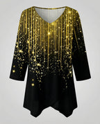 Elegant Women's V-Neck Top