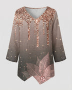 Elegant Women's V-Neck Top
