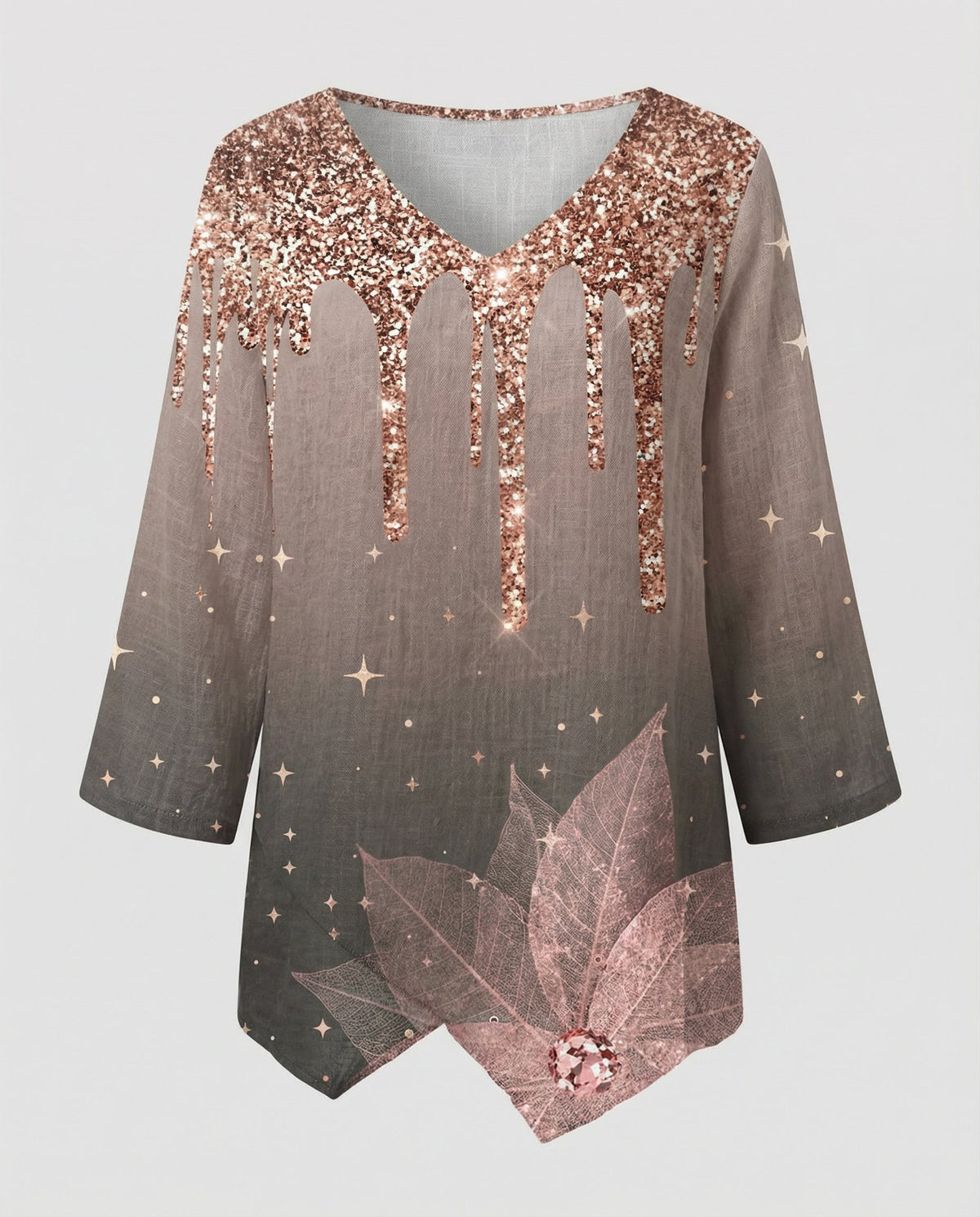 Elegant Women's V-Neck Top