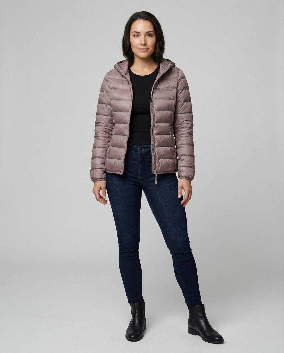 Ultra-light women's down jacket