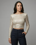 Glamorous women's cropped top