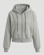 Oversize Sweatshirt Zipper