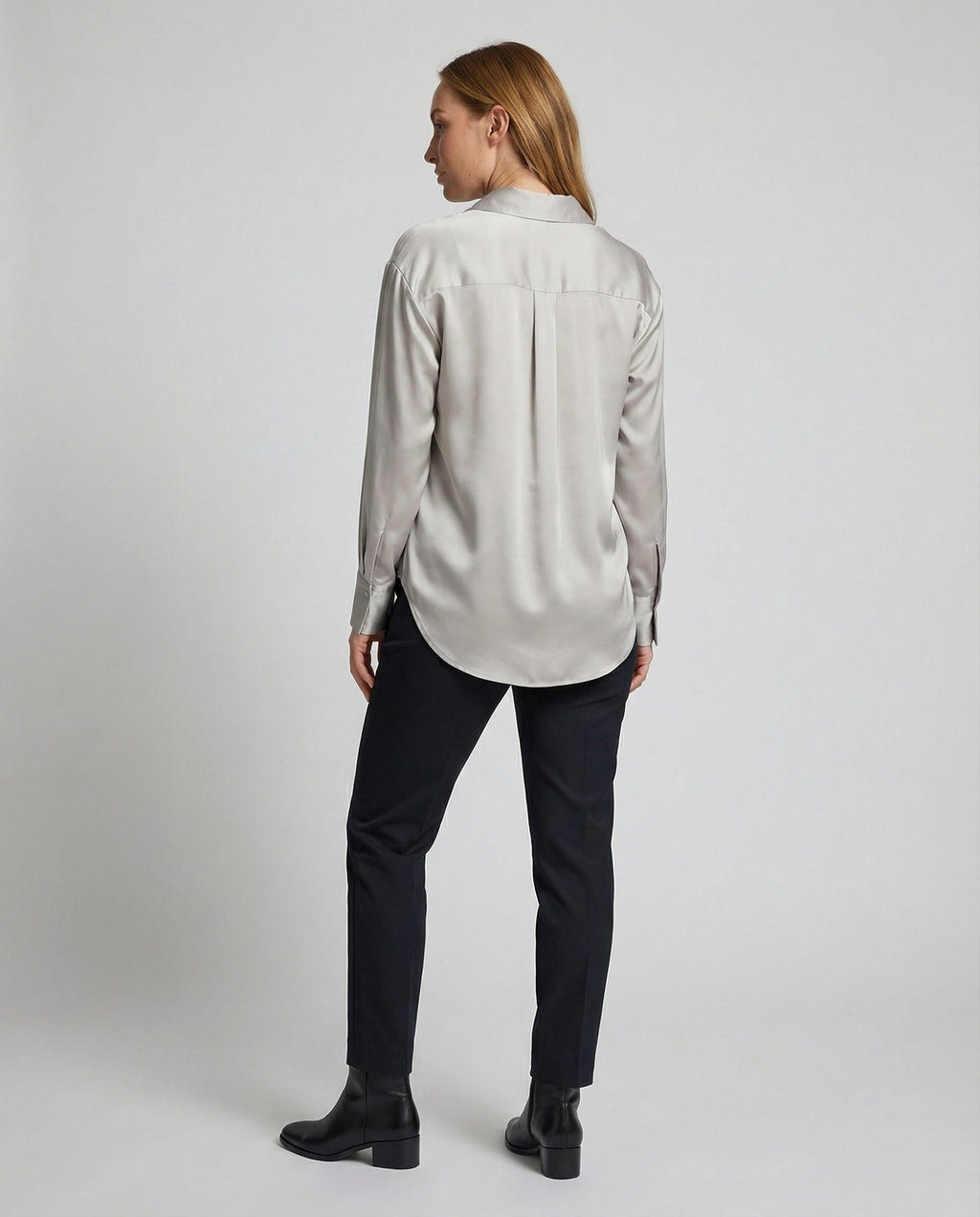 Elegant Silk Blouse Vintage Women