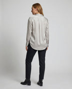 Elegant Silk Blouse Vintage Women