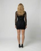 Elegant Figure-Hugging Winter Dress for Women