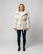 Fitted women's winter jacket