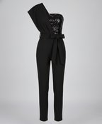 Patchwork Sequin Jumpsuit Women